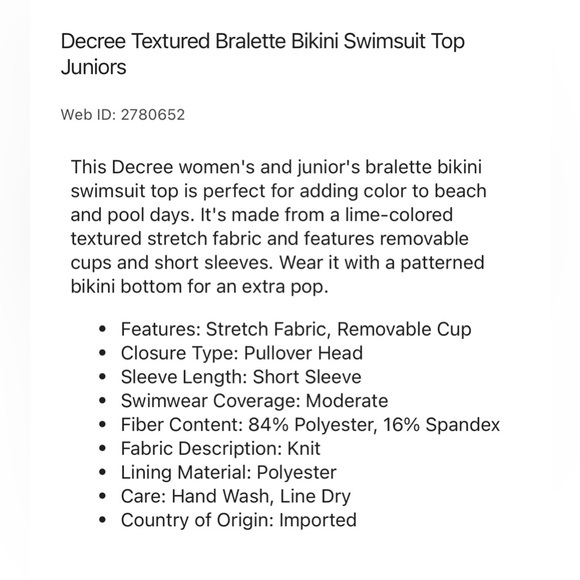 Decree Textured Bikini Set - Picture 10 of 12